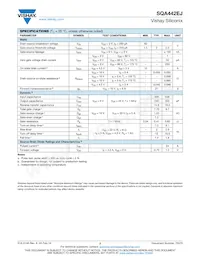 SQA442EJ-T1_GE3 Datasheet Pagina 2