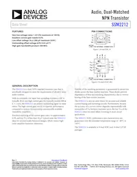 SSM2212CPZ-R7 Datasheet Copertura