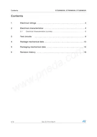 STU8NM50N Datasheet Pagina 2