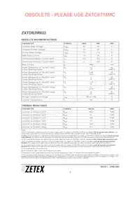 ZXTDB2M832TA數據表 頁面 2