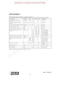 ZXTDC3M832TA Datasheet Pagina 4