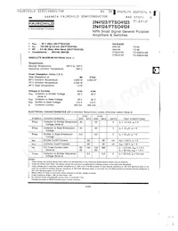 2N4237 Datenblatt Cover