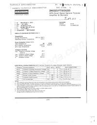 2N5226 Datenblatt Cover