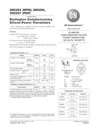 2N6286G Datenblatt Cover