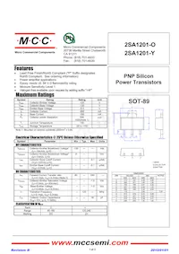 2SA1201-Y-TP數據表 封面