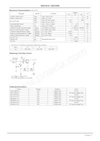 2SA1419S-TD-H Datasheet Pagina 2