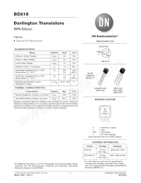 BC618RL1G Datasheet Copertura