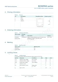 BC68PASX Datasheet Pagina 3