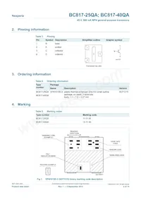 BC817-25QAZ Datasheet Pagina 2