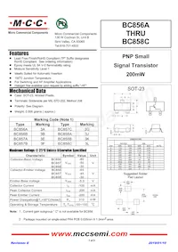 BC858B-TP Datasheet Copertura
