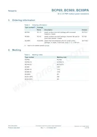 BC869-16 Datasheet Pagina 3