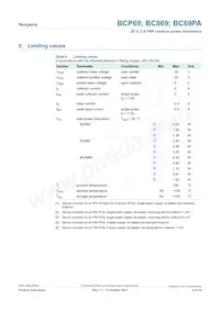 BC869-16 Datasheet Pagina 4