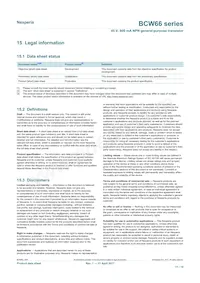 BCW66HR Datasheet Pagina 11