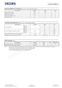 DXTP07100BFG-7 Datasheet Pagina 2
