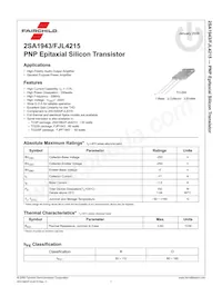 FJL4215OTU Datasheet Pagina 2