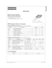 KSA1242YTU Datasheet Copertura