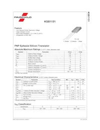 KSB1151YSTSSTU Datasheet Pagina 2