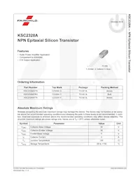 KSC2328AOBU數據表 頁面 2