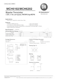 MCH6102-TL-E數據表 封面