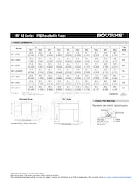 MF-LS340S Datasheet Pagina 2