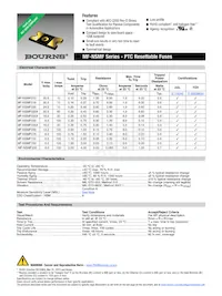 MF-NSMF016-2 Datasheet Cover