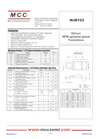 MJD122-TP Datenblatt Cover