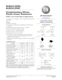 MJD253-001 Datasheet Copertura