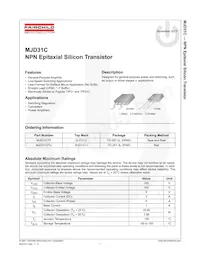 MJD31CTF_SBDD001A Datasheet Pagina 2