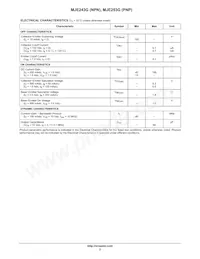 MJE243G Datasheet Pagina 2