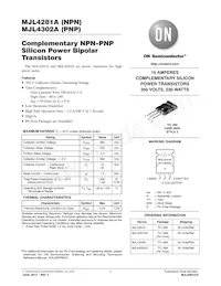 MJL4281A Datenblatt Cover