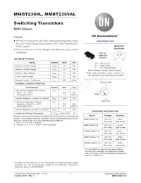 MMBT2369ALT3G Datenblatt Cover