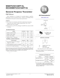 MMBT2907AWT1 Datenblatt Cover