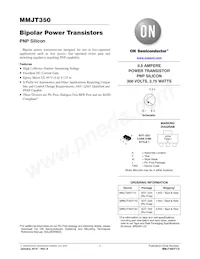 MMJT350T1數據表 封面