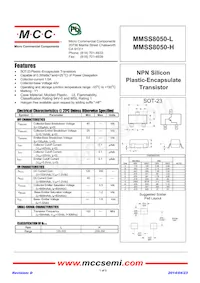 MMSS8050-L-TP Datenblatt Cover