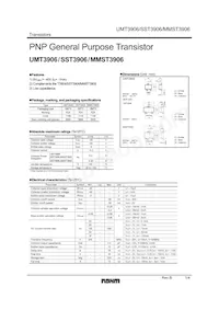 MMST3906T146數據表 封面