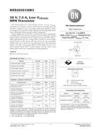 NSS20501UW3TBG Datenblatt Cover