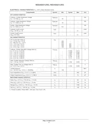 NSV40501UW3T2G Datasheet Pagina 2