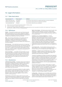 PBSS5230T Datasheet Pagina 9