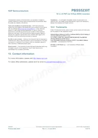 PBSS5230T Datasheet Pagina 10