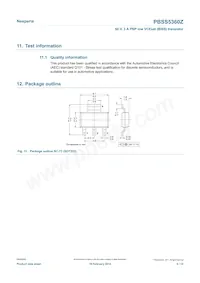 PBSS5360ZX Datasheet Pagina 9