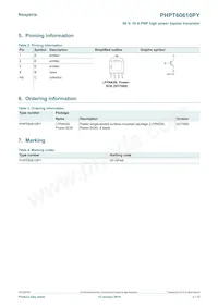 PHPT60610PYX Datasheet Pagina 2