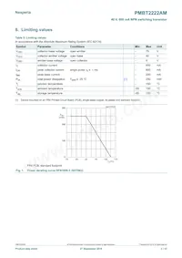 PMBT2222AMYL Datasheet Pagina 3