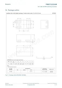 PMBT2222AMYL數據表 頁面 8