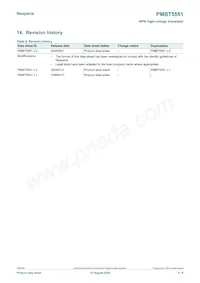 PMBT5551 Datasheet Pagina 6