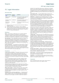 PMBT5551 Datasheet Pagina 7