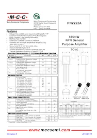 PN2222A-AP數據表 封面