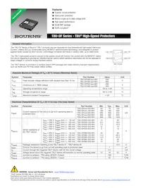 TBU-DF085-500-WH數據表 封面