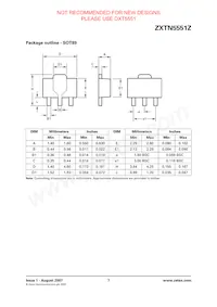 ZXTN5551ZTA Datasheet Pagina 7