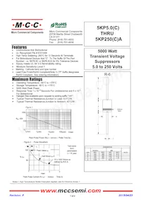 5KP85A-TP Datasheet Cover