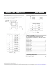 CDSOD323-T12S Datasheet Pagina 3
